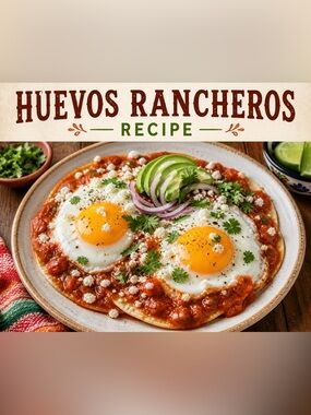 Huevos Rancheros Recipe, Ranchero Sauce Recipe and Pico De Gallo Recipe